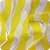 Gorgurão Estampado 1m X 1,40m Listrado Amarelo - Imagem 2