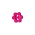 Botão Margarida 10 Unidades Rosa Pink - Imagem 1