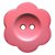 Botões Flor G Pink 2 Furos - Imagem 1