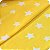Soft Estampado 1m X 1,60m Estrela Fundo Amarelo - Imagem 1