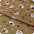 Tecido Oxford Estampado 1m X 1,47m Cachorro Fundo Mel - Imagem 1