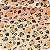 Tecido Oxford Estampado 1m X 1,47m Base Flores Diversas - Imagem 1