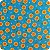 Tecido Oxford Estampado 1m X 1,47m Flores Fundo Azul Claro - Imagem 5
