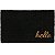 Tapete Capacho Fibra de Coco 75x45cm Natural Preto Hello - Imagem 1