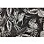 Kit Jogo Americano 4 Peças 45x30cm Textilene Folhado Preto - Imagem 1