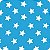 Tricoline Estampada 100% Algodão 1m X 1,50m Estrelas Fundo Azul - Imagem 1