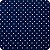 Tricoline Estampada 100% Algodão 1m X 1,50m Poá Azul - Imagem 6