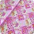Tricoline Estampada 100% Algodão 1m X 1,50m Elefante Rosa 2743 V1 - Imagem 2