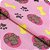 Tecido Soft Estampado 1m X 1,60m Ossos e Patinhas Fundo Rosa - Imagem 2