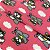 Tecido Soft Estampado 1m X 1,60m Ursinhos Avião Fundo Rosa - Imagem 3