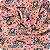 Tecido Soft Estampado 1m X 1,60m Urso Nas Nuvens Fundo Rosa - Imagem 1