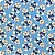 Tecido Soft Estampado 1m X 1,60m Ursos Fundo Azul - Imagem 4