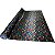 Tecido Cetim Estampado 1m X 1,47m Festa Fundo Preto - Imagem 3