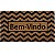 Tapete Capacho Fibra de Coco 60x33cm Zig Zag Entrada - Imagem 1