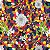 Corino Estampado No Metro Para Puffs Estofados Sofás Colors - Imagem 4