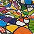 Corino Estampado No Metro Para Puffs Estofados Sofás Pop Art - Imagem 3