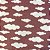 Tecido Soft Estampado 1m X 1,60m Nuvem F/ Rosa Pra Mantinhas - Imagem 2