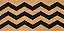 Tapete Capacho Fibra De Coco 70x33cm Slim Zigue Zague - Imagem 5
