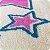 Tapete Infantil 100X57cm Star Crianças Bege - Imagem 3