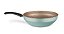 Panela Wok Flora Antiaderente Com Cabo Azul - Imagem 1