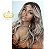 LACE HUMANA LOIRO PEROLADO COM MECHAS CASTANHO CLARO - Imagem 5