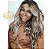 LACE HUMANA LOIRO PEROLADO COM MECHAS CASTANHO CLARO - Imagem 4
