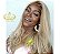 LACE HUMANA LOIRO CLARO COM MECHAS E RAIZ ESFUMADA 55CM - Imagem 2