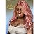 LACE DE CABELO HUMANO ROSA BEBÊ 40CM LISO LEVEMENTE ONDULADO - Imagem 2