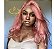 LACE DE CABELO HUMANO ROSA BEBÊ 40CM LISO LEVEMENTE ONDULADO - Imagem 4
