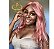 LACE DE CABELO HUMANO ROSA BEBÊ 40CM LISO LEVEMENTE ONDULADO - Imagem 5