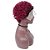WIG DE CABELO HUMANO COM ACABAMENTO EM TELA 5CM RUIVA - Imagem 5