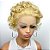 WIG DE CABELO HUMANO COM ACABAMENTO EM TELA 5CM LOIRO 613 - Imagem 2