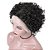 WIG DE CABELO HUMANO COM ACABAMENTO EM TELA 5CM PRETO - Imagem 3