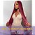 WIG U-PARTE DE CABELO HUMANO LISO BORGONHA - Imagem 1
