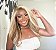 LACE DE CABELO HUMANO LISO LOIRO PLATINADO 50CM - Imagem 4