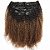 APLIQUE TIC TAC DE CABELO HUMANO CACHO 4B COM OMBRE HAIR CHOCOLATE - KIT COM 120GRAMAS - Imagem 1