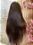 LACE DE CABELO HUMANO 70CM 180% DE DENSIDADE LISA  COR CASTANHO CHOCOLATE - Imagem 1