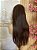 LACE DE CABELO HUMANO 70CM 180% DE DENSIDADE LISA  COR CASTANHO CHOCOLATE - Imagem 9