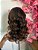 LACE ONDULADA 45CM 180% de densidade DE CABELO HUMANO MORENA ILUMINADA COM SILK BASE - Imagem 2