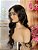 LACE HUMANA ONDULADA  75CM CASTANHO COM MECHAS 200% de densidade - Imagem 5