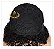 WIG DE CABELO HUMANO CACHEADA CASTANHO COM MECHAS 40cm - Imagem 9