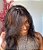 WIG DE CABELO HUMANO COM SILK BASE COM FRANJA LEVEMENTE ONDULADA 40CM - Imagem 6