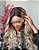 LACE DE CABELO HUMANO 70CM ONDULADO COM  LOIRO CLARO ACINZENTADO COM RAIZ ESFUMADA - Imagem 3