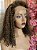 LACE DE CABELO CRESPO 4b 45cm loiro escuro  180% de densidade - Imagem 2