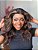LACE ONDULADA 40cm 180% de densidade castanho com mechas - Imagem 1