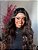 Lace Humana Ondulada 60cm 180% de densidade  castanho com mechas chocolate - Imagem 4
