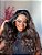 Lace Humana Ondulada 60cm 180% de densidade  castanho com mechas chocolate - Imagem 5