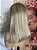 Lace Humana Loiro Perolado Claro com raiz esfumada 40cm 200% de densidade - Imagem 9
