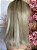Lace Humana Loiro Perolado Claro com raiz esfumada 40cm 200% de densidade - Imagem 6