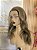 LACE HUMANA LISA 40cm  loiro escuro com reflexos - Imagem 1
